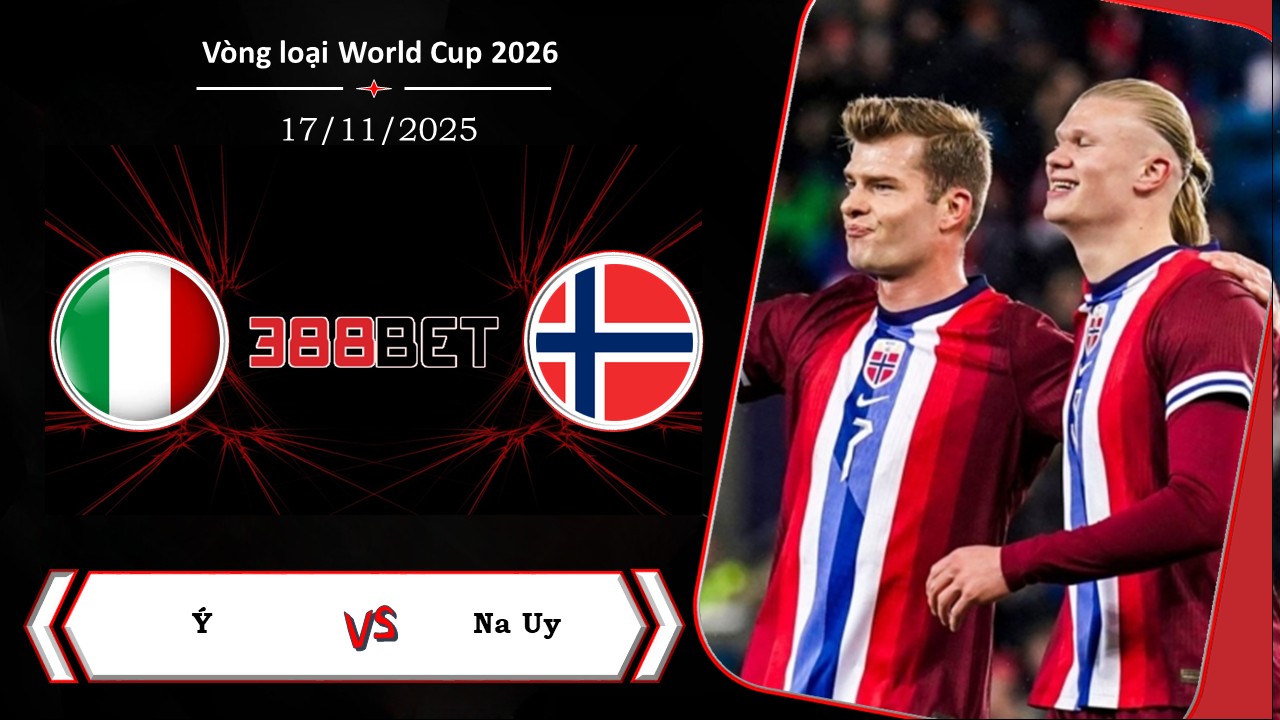 Soi kèo cá cược miễn phí ngày 17/11 Ý vs Na Uy: Địch thủ khó xơi